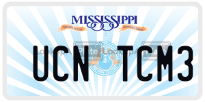 UCNTCM3  license plate in MS