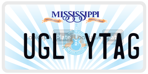 UGLYTAG  license plate in MS