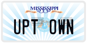 UPTOWN  license plate in MS