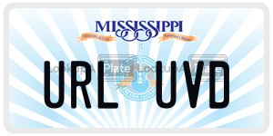 URLUVD  license plate in MS