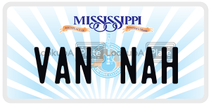 VANNAH  license plate in MS