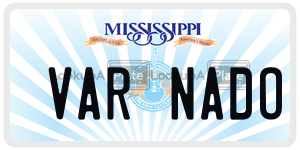 VARNADO  license plate in MS