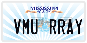 VMURRAY  license plate in MS