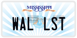 WALLST  license plate in MS