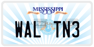 WALTN3  license plate in MS