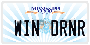 WINDRNR  license plate in MS