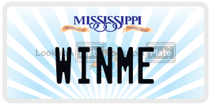 WINME  license plate in MS