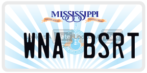 WNABSRT  license plate in MS