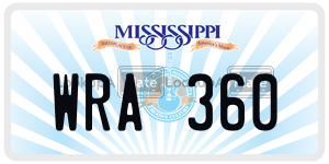 WRA360  license plate in MS