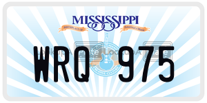 WRQ975  license plate in MS