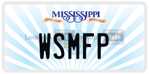 WSMFP  license plate in MS