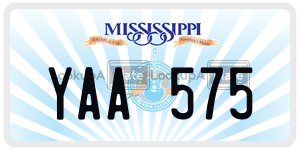 YAA575  license plate in MS
