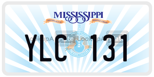 YLC131  license plate in MS