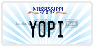 YOPI  license plate in MS
