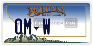 0MW  license plate in MT