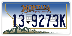 139273K license plate in Montana