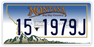 151979J  license plate in MT