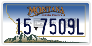 157509L license plate in Montana