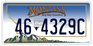 464329C  license plate in MT