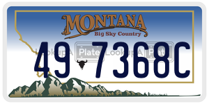 497368C license plate in Montana