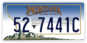 527441C license plate in Montana
