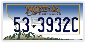 533932C  license plate in MT