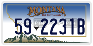592231B  license plate in MT