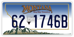621746B  license plate in MT