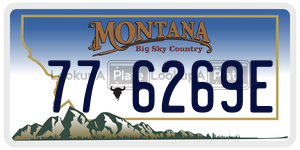 776269E  license plate in MT