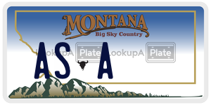 ASA  license plate in MT