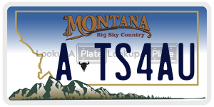 ATS4AU  license plate in MT