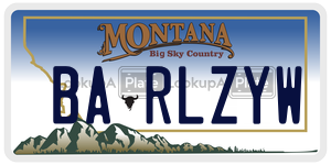 BARLZYW  license plate in MT