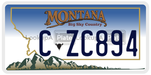 CZC894  license plate in MT