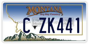 CZK441  license plate in MT