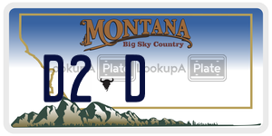 D2D  license plate in MT