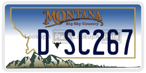 DSC267  license plate in MT