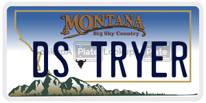 DSTRYER  license plate in MT