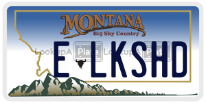 ELKSHD  license plate in MT