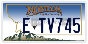 ETV745  license plate in MT