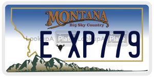 EXP779  license plate in MT