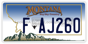 FAJ260  license plate in MT