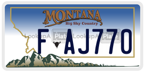 FAJ770  license plate in MT