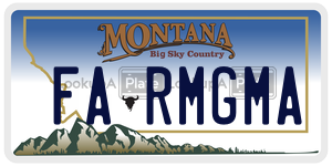 FARMGMA license plate in Montana