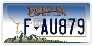 FAU879  license plate in MT