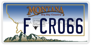 FCR066  license plate in MT