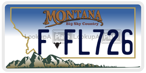 FFL726  license plate in MT