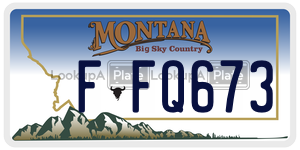 FFQ673  license plate in MT