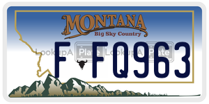 FFQ963  license plate in MT