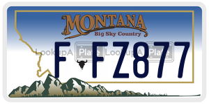 FFZ877  license plate in MT