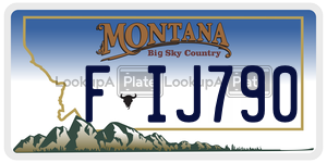 FIJ790  license plate in MT